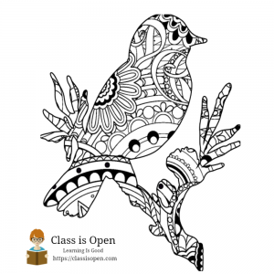Coloring Book Freebie #1 Class is Open